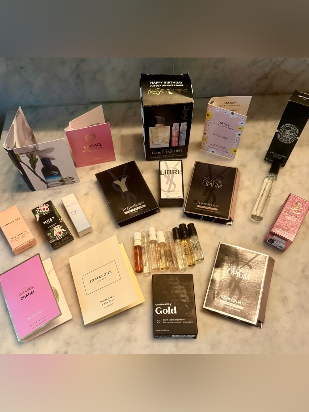 LUXURY DESIGNER FRESH PERFUME LOT YSL CHANEL NEST JIMMY CHOO VERSACE JO MALONE